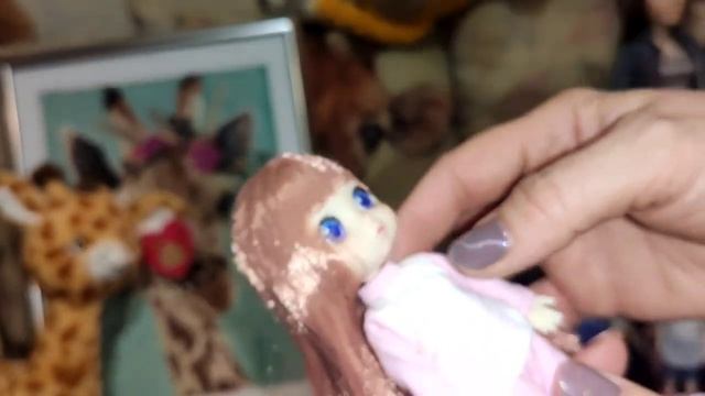 микро распаковка, куколка и чуть жирафов