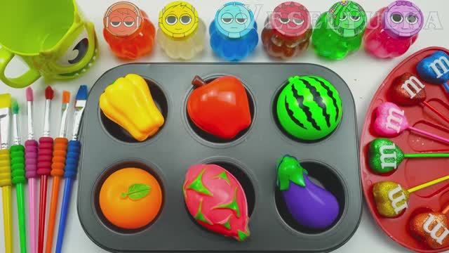 Успокаивающее видео сделай мега‑весёлые радужные воздушные шары‑конфеты с машинами Disneyi ASMR #112