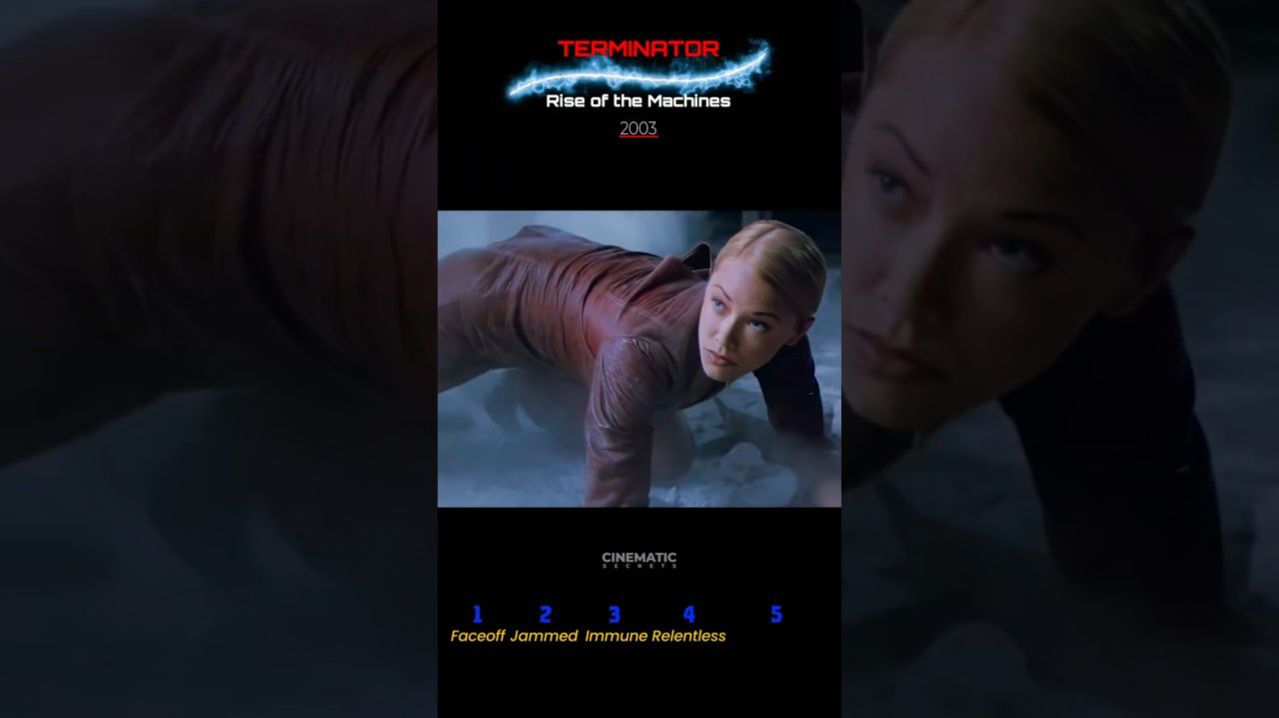 🔥 T-850 наконец сталкивается с T-X 💥  Терминатор 3 #фильм #fyp #terminator