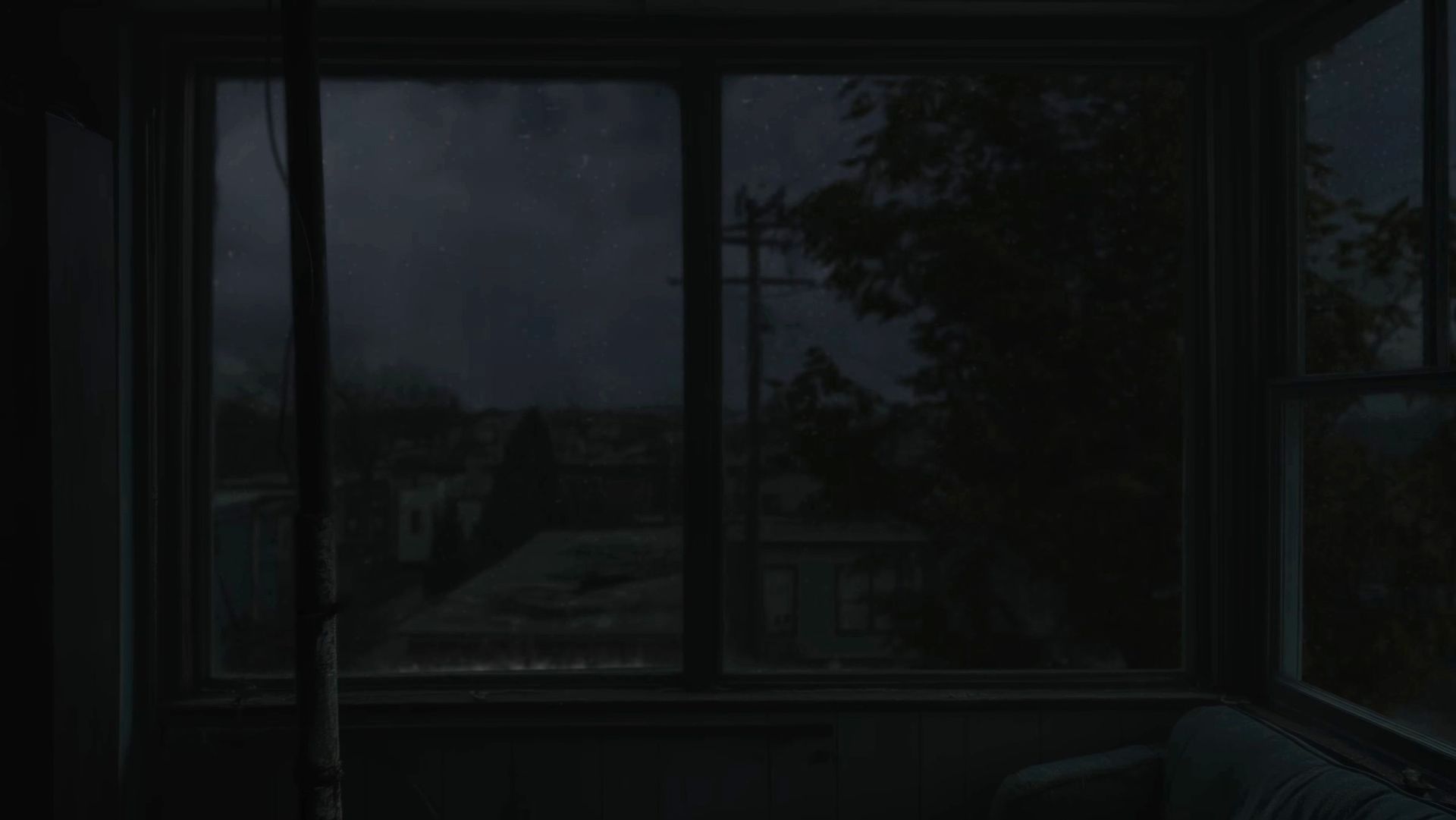 Ночной дождь за окном для сна и расслабления 🌧️🌙