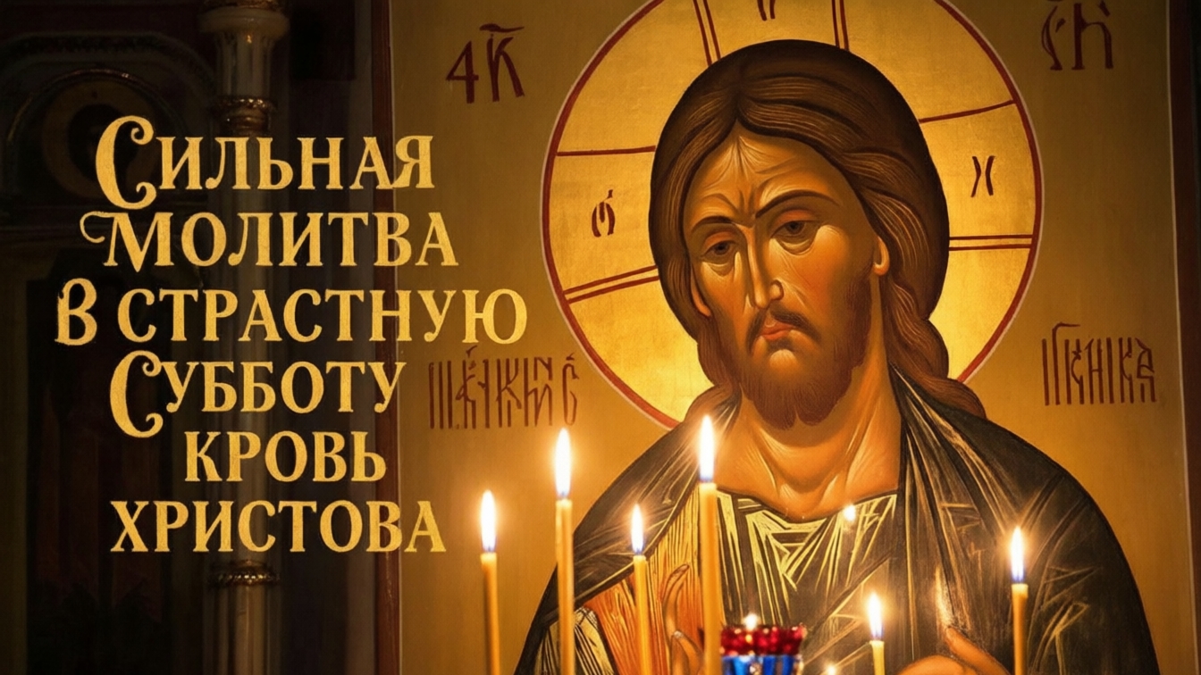 🕯️Сильная молитва в страстную субботу☦️Кровь Христова🔥