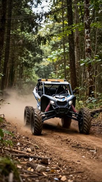 Внедорожные приключения: мощный автомобиль в лесу #внедорожник #приключения #лес