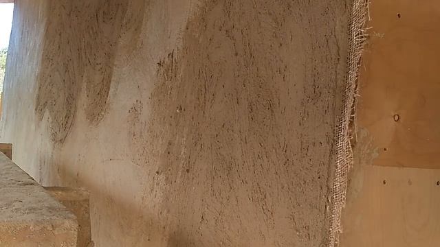 Экорустик просто стена мешковиной