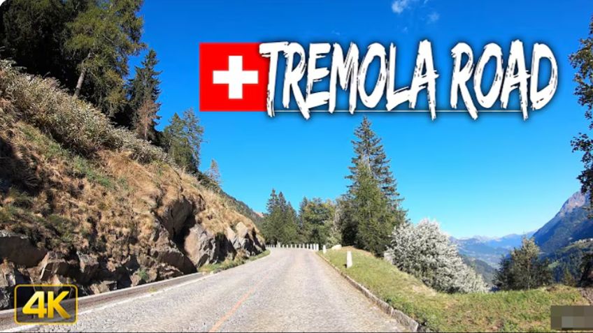 🚗 SmartTV 4К ➤ 🌄 Тремола-роуд - по вымощенной булыжником дороге, Готардский перевал в Швейцарии!🌄