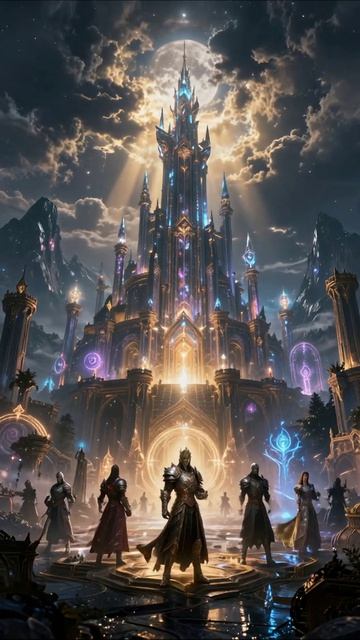 Эпическая битва в магическом королевстве #фантазия #приключения #магия