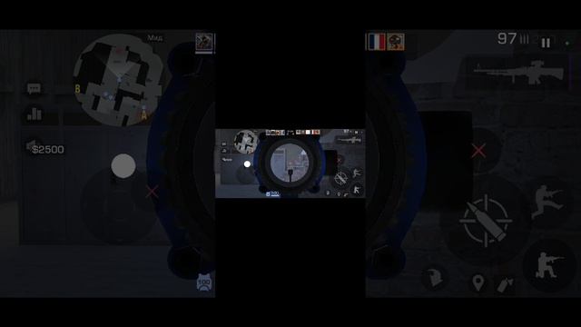 с другом денисом в Standoff 2 и сделали оба 2 эйс.