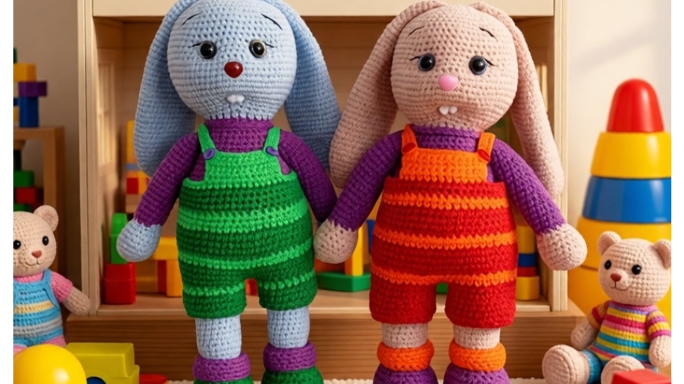 Зайка в ботиночках ч.2 ножки.