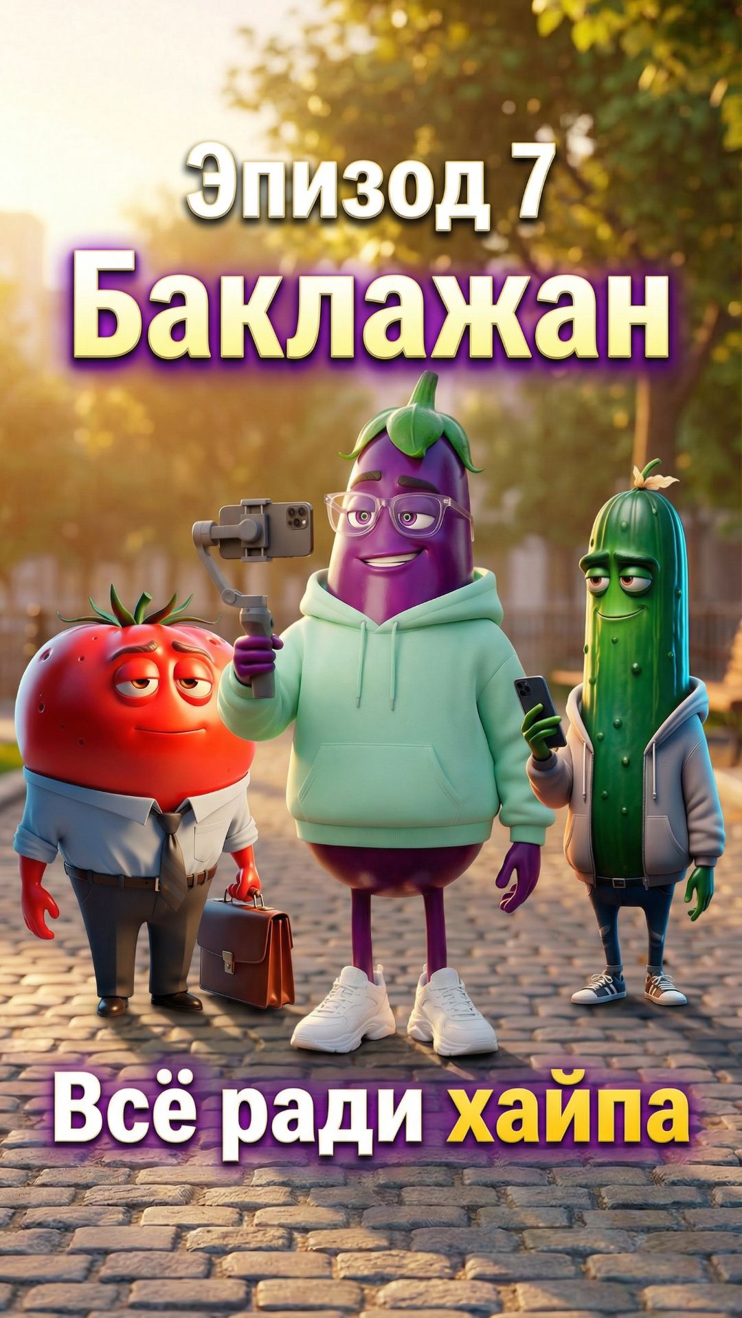 Приключения Огурца и Помидора | Эпизод 7 — Мамкин Инфлюенсер