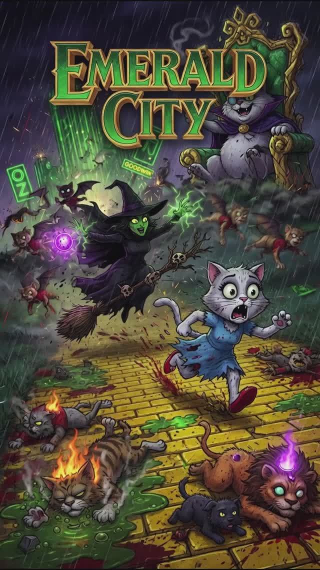 Кошачий изумрудный город и  не такой конец!