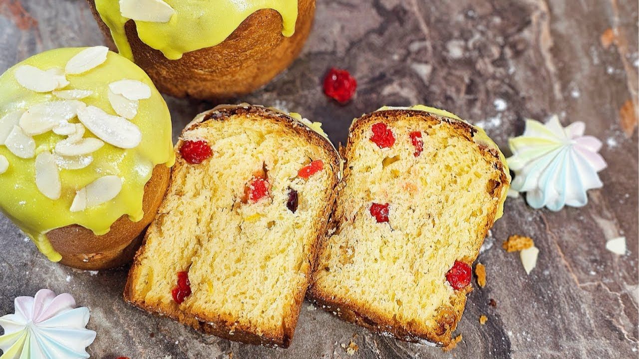 ВСЕГО ЗА 1 ЧАС! Кулич на СЛИВКАХ Без Расстойки Теста! СЛИВОЧНЫЙ Кулич Нежный Сладкий Влажный