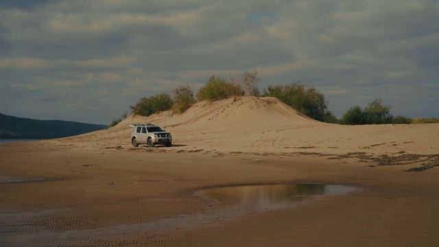 (#3) Песчаный полуостров. Готовлю еду и ночую в автомобиле. Часть -2. Рассвет. /включи субтитры/