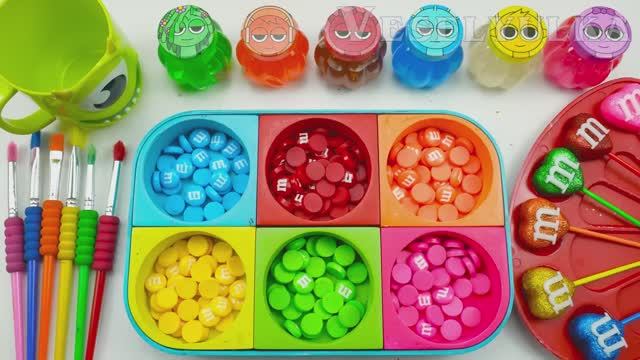 Успокаивающее видео сделай мега‑весёлые радужные воздушные шары‑конфеты с машинами Disneyi ASMR #116