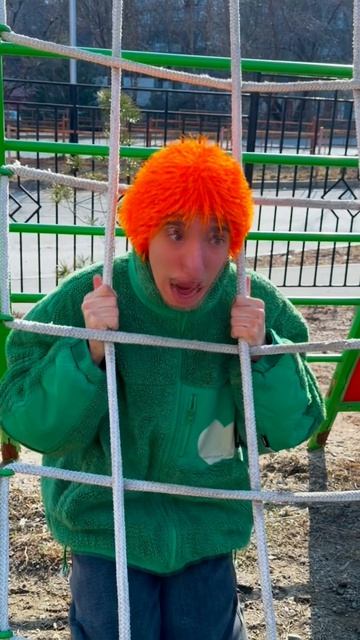 Китайка и Малыш в Сетке😂😆