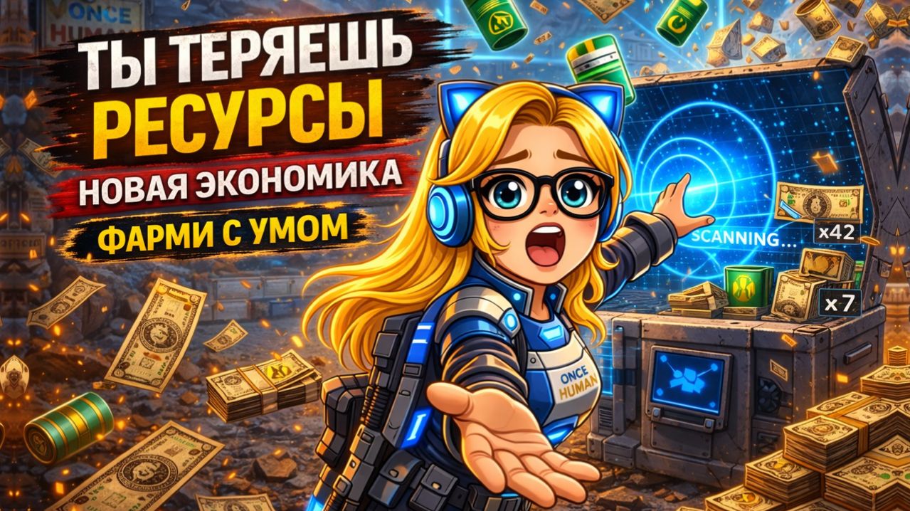 Ты теряешь энерголинки и время | Новая экономика Once Human (система технологий 2.3.6)