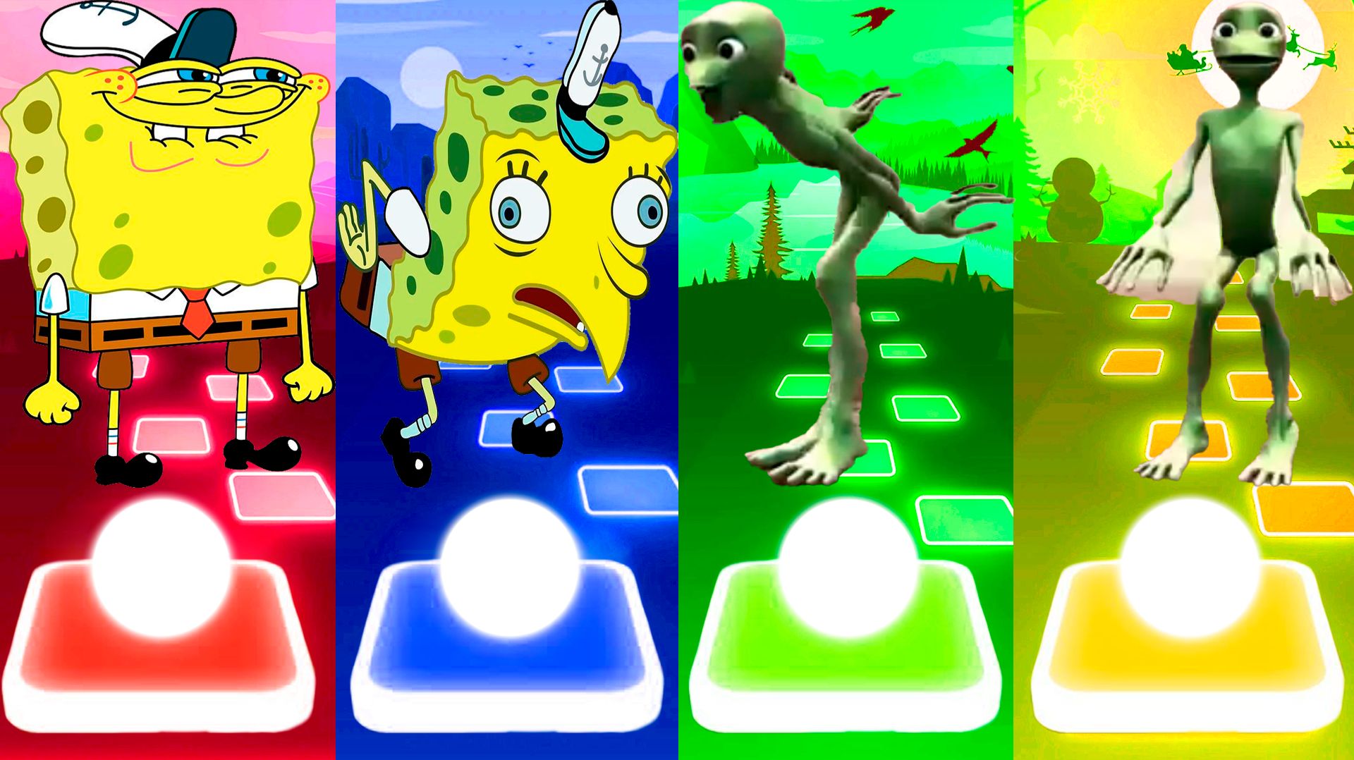 Coffin Dance Губка Боб ⭐️ Tiles Hop №73 - Мультик про Губку Боба МУЛЬТФИЛЬМЫ Спанч Боб