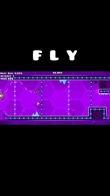 F L Y #geometrydash #leveldesign #geometrydashlevel #geometrydashchallenge #androidgame