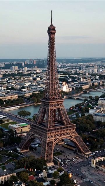 Эйфелева башня: волшебство Парижа на празднике #ЭйфелеваБашня #Париж #Праздник