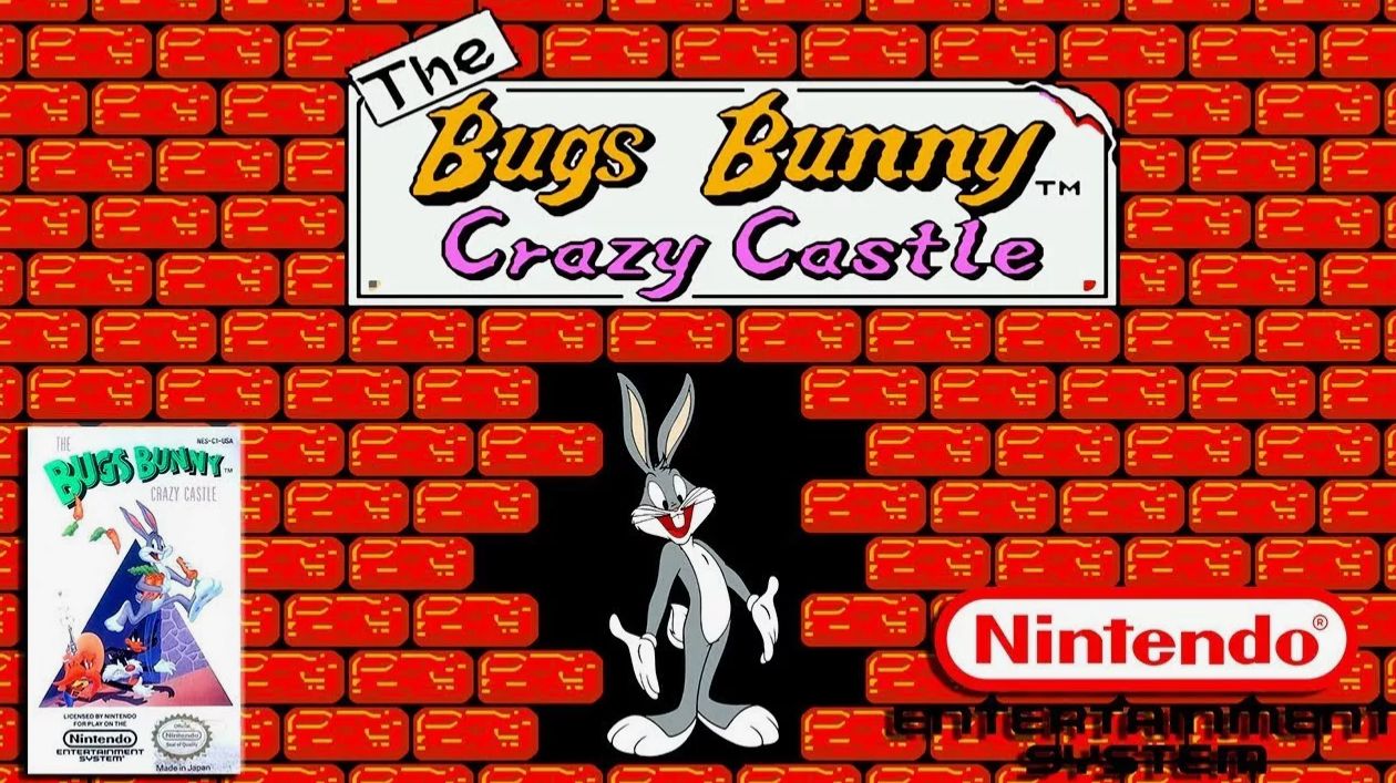 Сумасшедший замок Багза Банни(The Bugs Bunny Crazy Castle).На русском.NES
