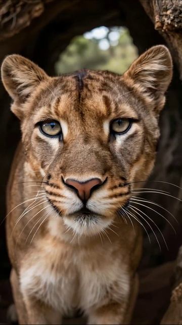 Львица в дикой природе: взгляд, который завораживает #природа #животные #фотография