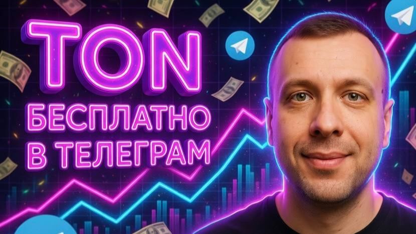 🔥 Как заработать TON без вложений в Telegram  Бесплатная криптовалюта TON 🔥