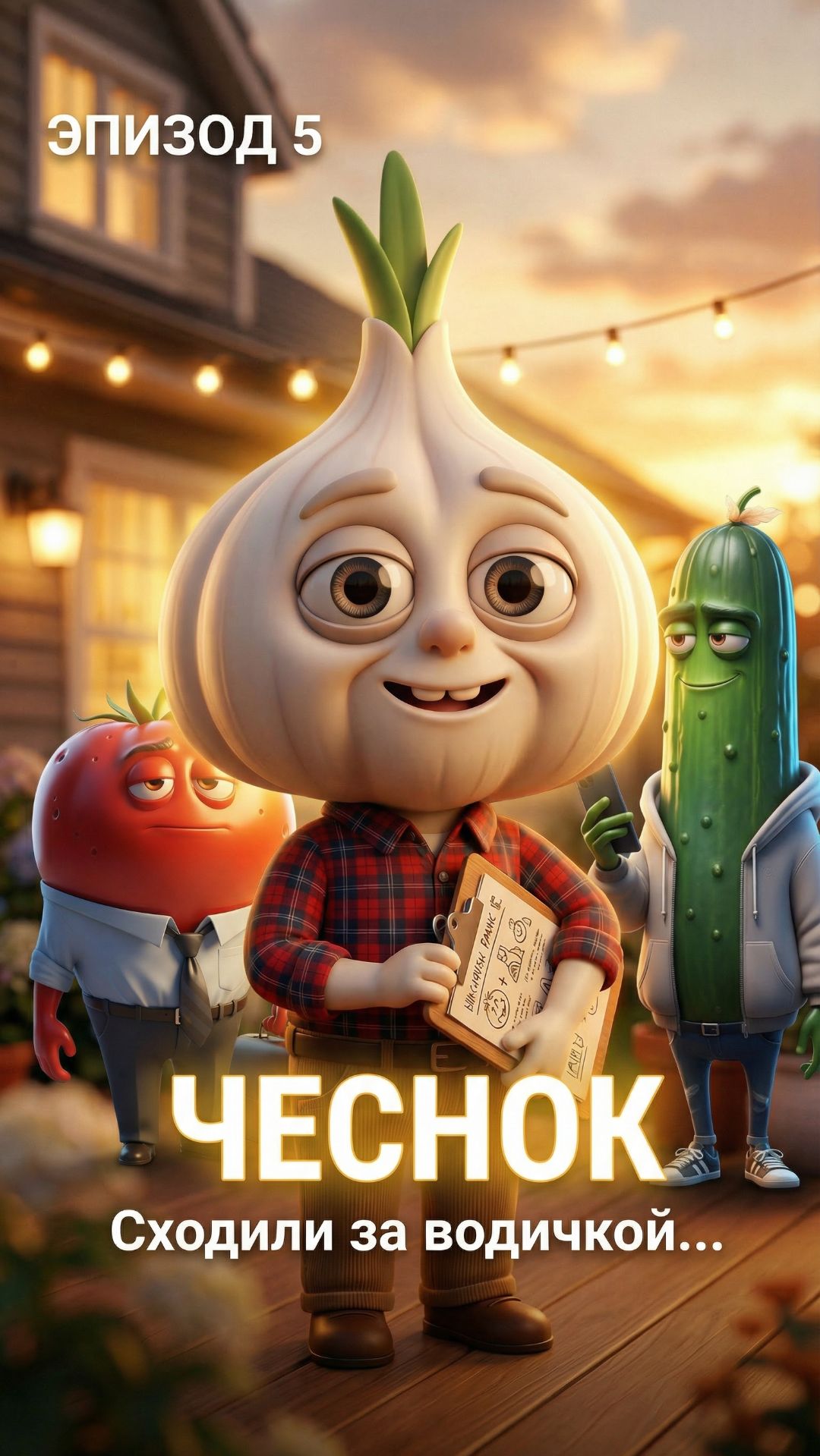 Приключения Огурца и Помидора | Эпизод 5 — Чеснок-душнила