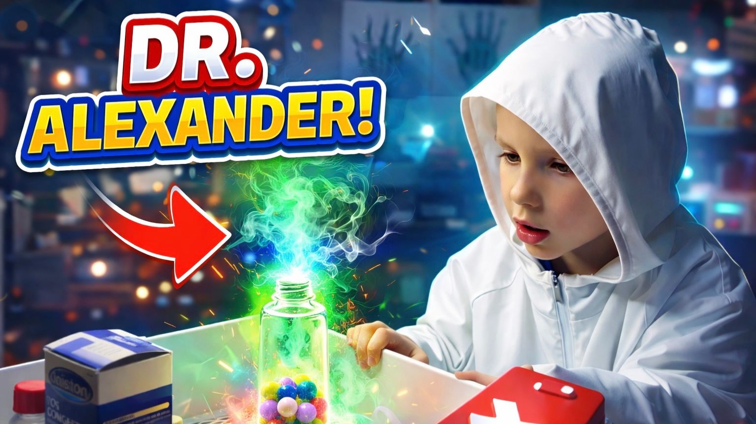 💙 Добрый доктор Александр лечит мишку 🩺