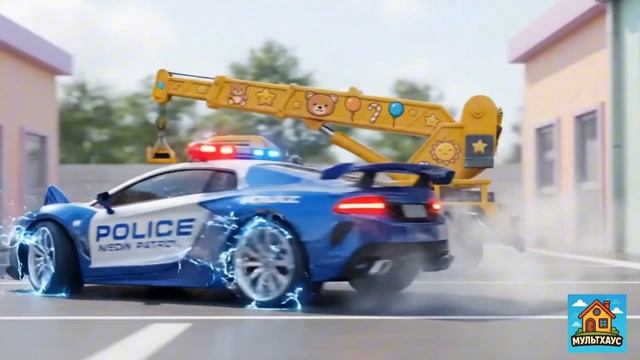 Детский Мультфильм котёнок и мама кошка побеждают злодея