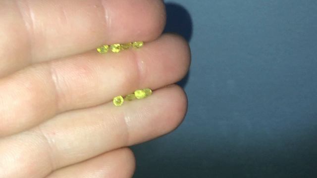 Сфен натуральный, восемь камней 1,34кт #570