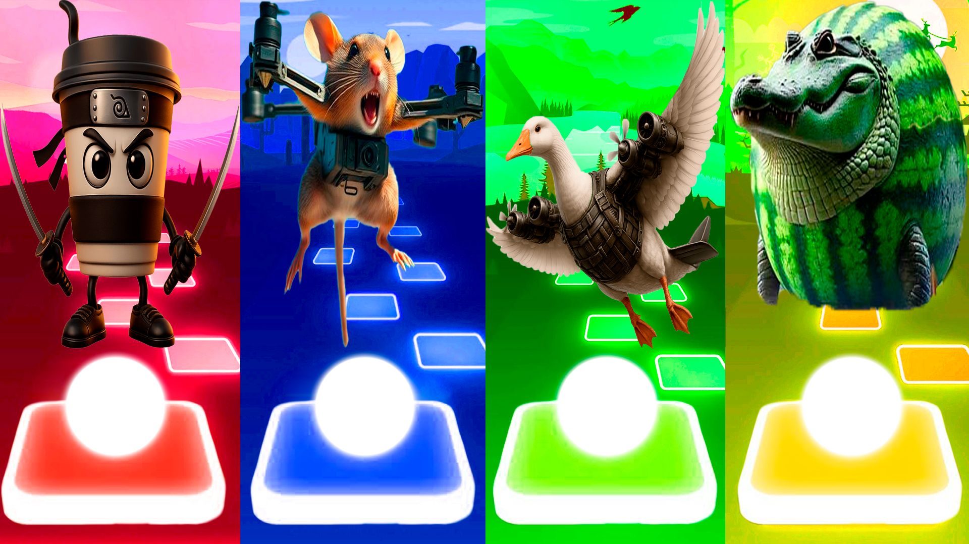 Coffin Dance БРЕЙНРОТ 💎 Итальянские Мемы | Tiles Hop №376