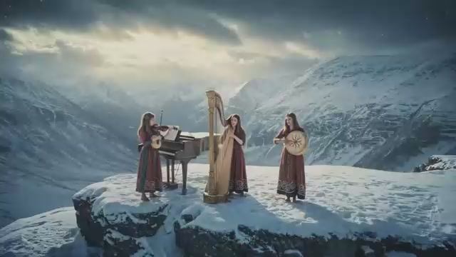 Эпический Кельтский рок встречается с фортепианным металлом в мистической зимней сказке