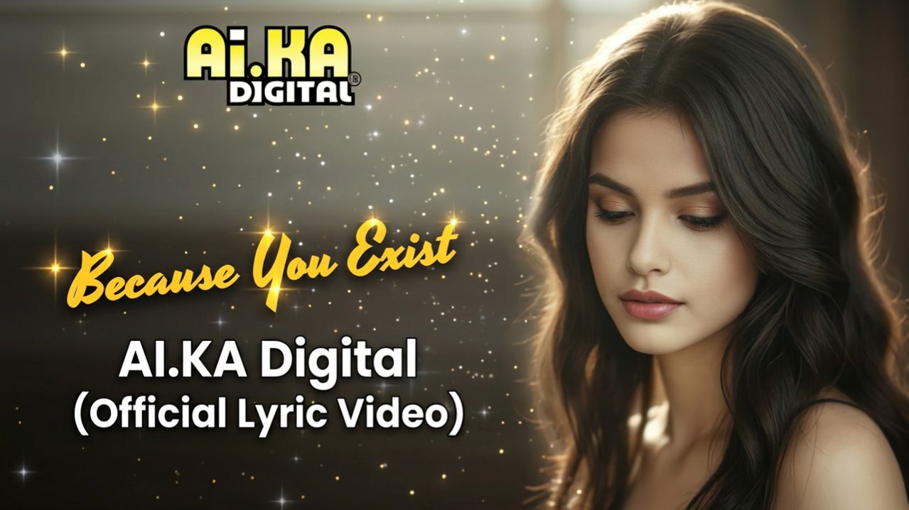 Because You Exist [Lyric] - AI.KA Digital Singer