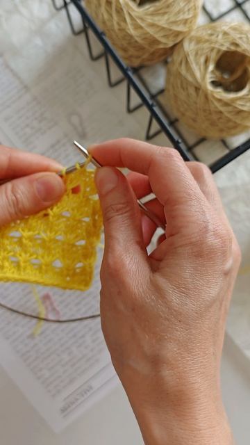 Узор спицами