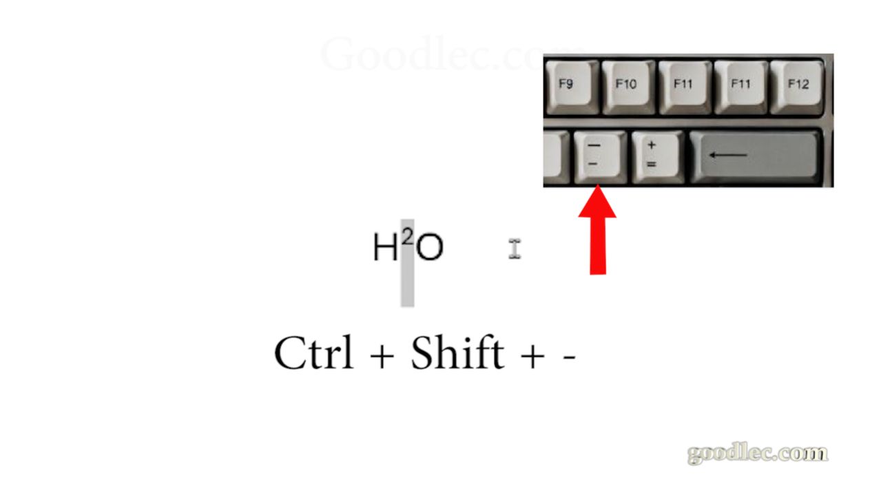 Создать нижний или верхний индекс в записи текста
