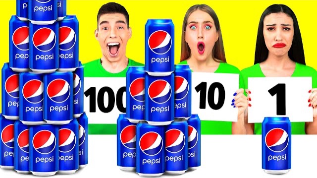 100 Слоев Еды Челлендж | Смешные Cитуации