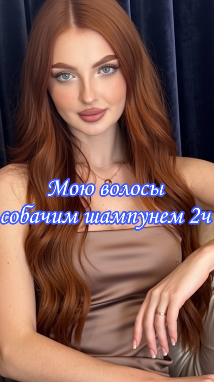 Мою волосы с собачьим шампунем 2ч