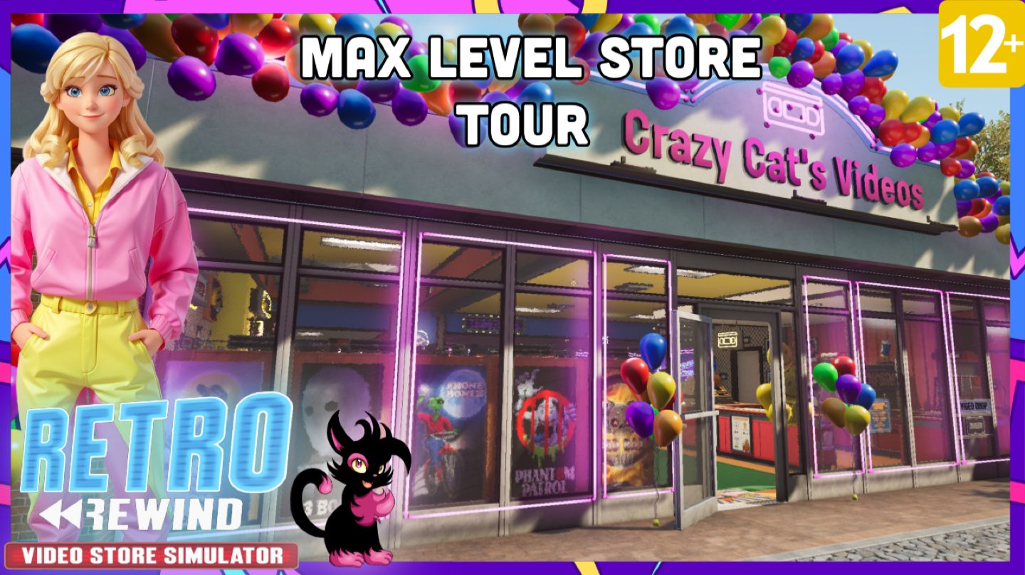 Ретро-перемотка, Симулятор видеопроката - Retro Rewind - Max Level Store Tour