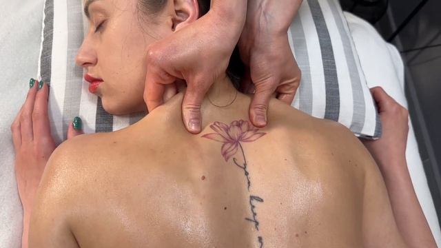 ASMR Massage For Deep Sleep  Head And Back Relaxation