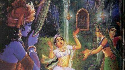 Посредством медитации на  любовь Шри Кришны к Враджаваси, моё сердце пробудилось и начало таять!