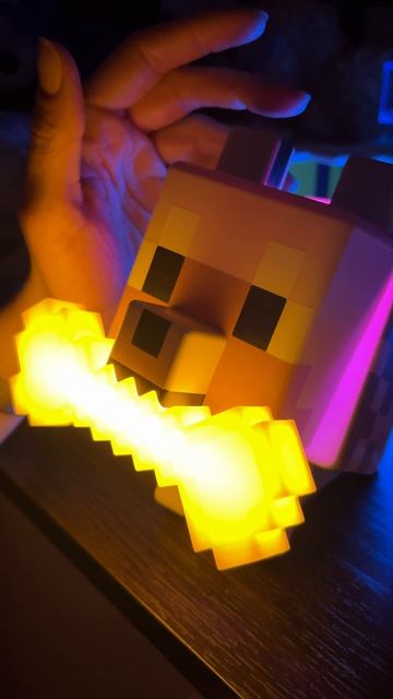 ВОЛК Артикул на ВБ: 939573152 #minecraft #minecraftshorts #майнкрафт #ночник #майн