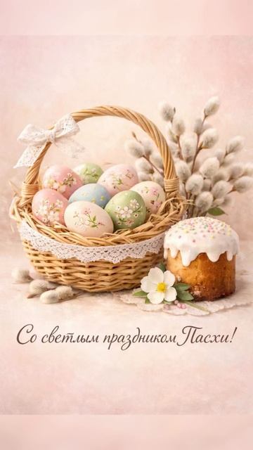 С Пасхой!🌺 #поздравлениеспасхой
