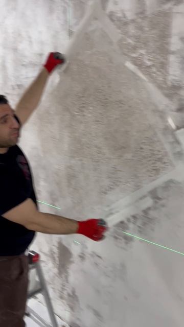 Собираю ковер на стене