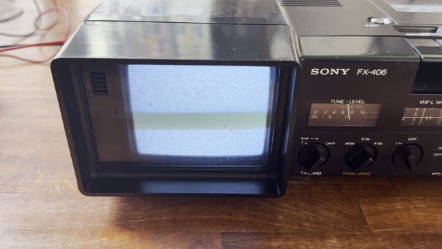 SONY FX-406 TV-FM/SW/MW RESEIVER CASSETTE-CORDER