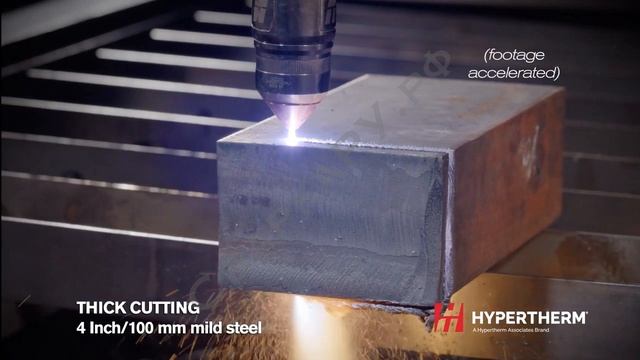 Установка плазменной резки Hypertherm XPR460 Резка 100мм низколегированная сталь