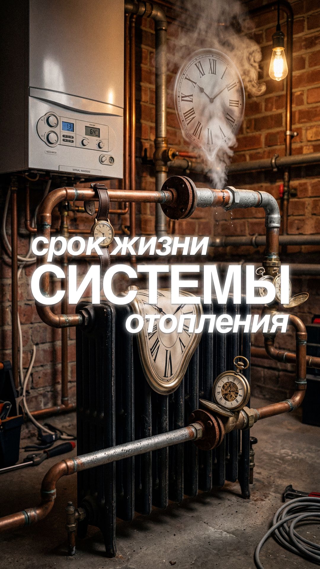 Сколько живёт каждый элемент системы отопления. Пишите в комментах, сколько лет вашей системе 👇