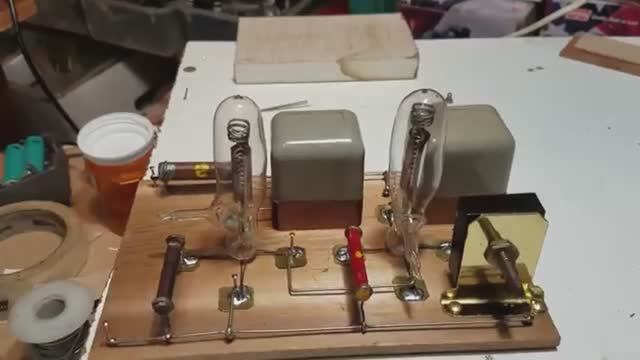 Усилитель на самодельных радиолампах