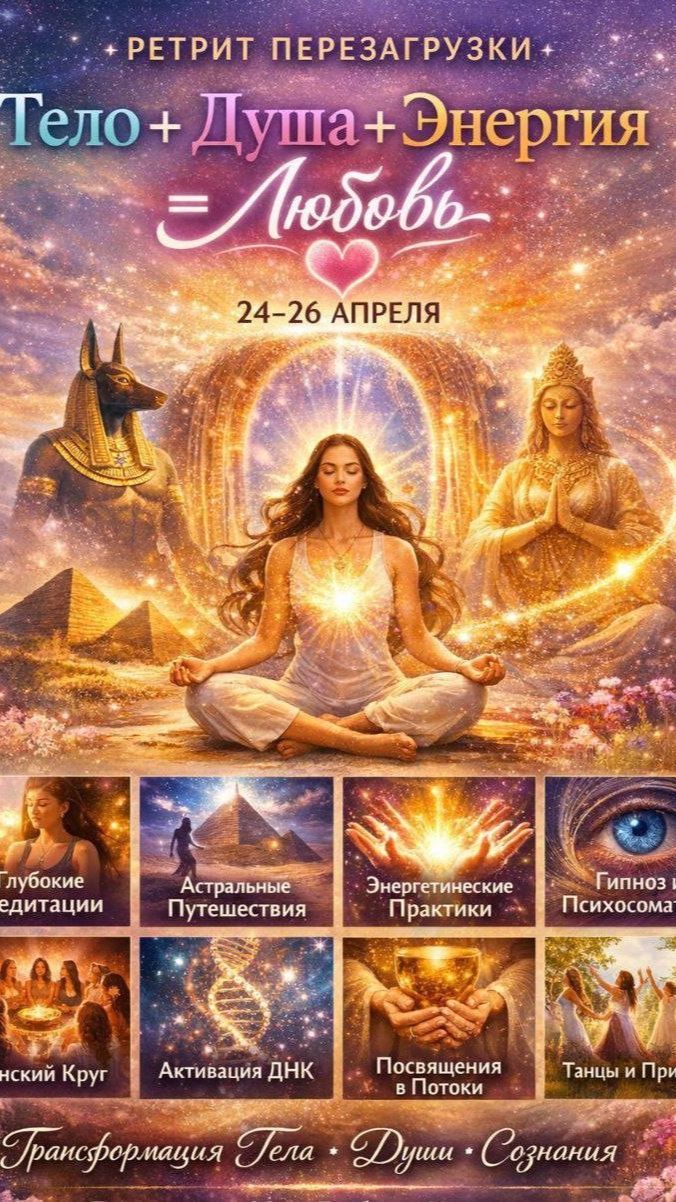 Ретрит Перезагрузки. 24-27 апреля.