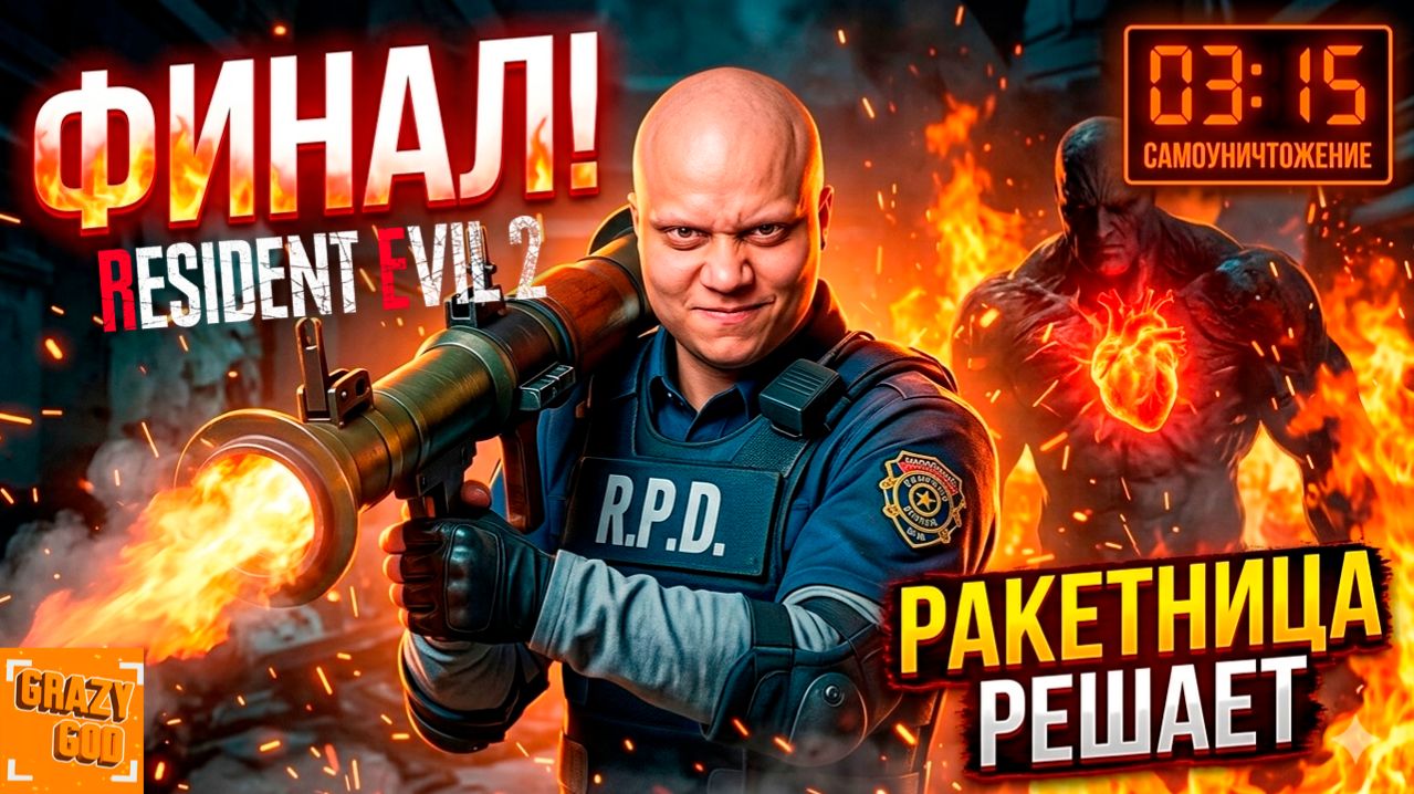 СУПЕР-ТИРАН VS РАКЕТНИЦА! 🚀 ⒼⒼ Resident Evil 2 #14
