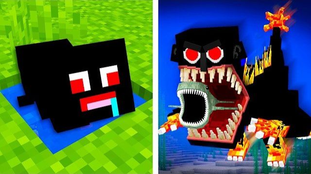 😨 Я Прожил 100 дней за МОРСКОЕ ЧУДОВИЩЕ С ГОЛОВОЙ ЧЕЛОВЕКА В Майнкрафт!