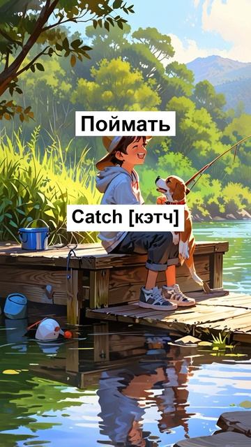 🎣 Английский за 60 секунд: 20 слов о рыбалке!