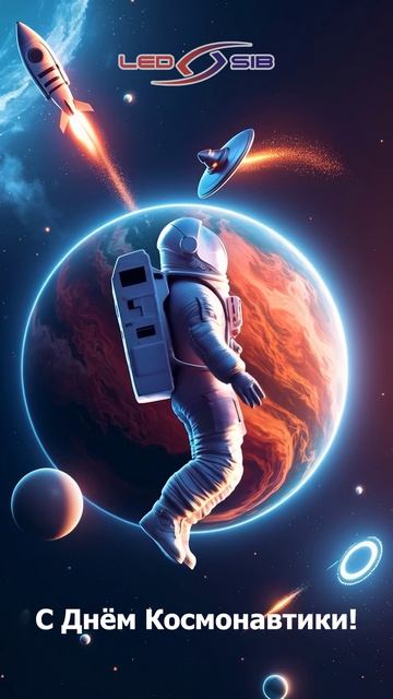 Космический полёт в мире света! 🚀